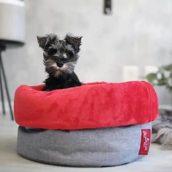 WagWorld Nap Sack Pet Bed Red