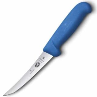 Victorinox 12cm Fibrox Flexible Curved Boning Knife - Blue