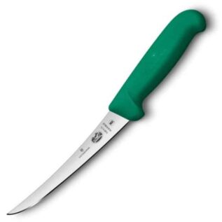 Victorinox 15cm Fibrox Flexible Curved Boning Knife - Green