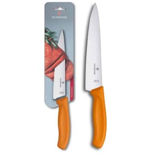 Victorinox Swiss Classic 19cm Carving Knife - Orange
