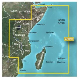 Garmin BlueChart G3 HXAF001R Africa, Eastern Coastal and Inland Charts