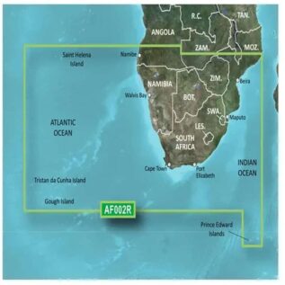 Garmin BlueChart G3 HXAF002R Africa, Southern Coastal and Inland Charts