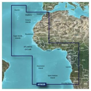 Garmin BlueChart G3 HXAF003R Africa, Western Coastal Charts