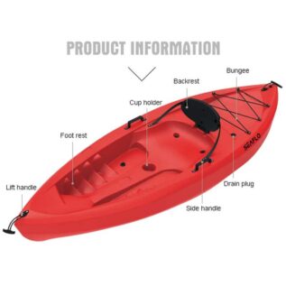 SEAFLO SF-1008 Adult Recreational Kayak - Red