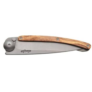 Deejo 27G Olive Wood Pocket Knife