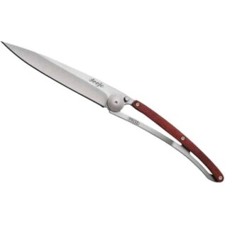 Deejo 37G Coral Wood Pocket Knife