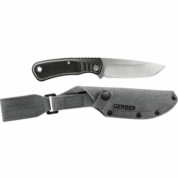 Gerber Downwind Fixed Blade Knife - Black/Grey