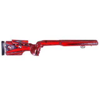GRS Hybrid Savage 12 SA DM Rifle Stock - Black/Red