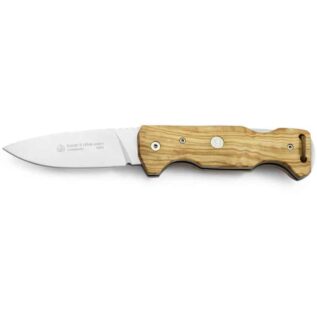 Puma IP boxer II Lockable Folding Knife - Olive Wood