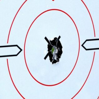 Birchwood Casey Shoot-N-C 12 Inch Black & White Sight-In Targets - 5 Pack