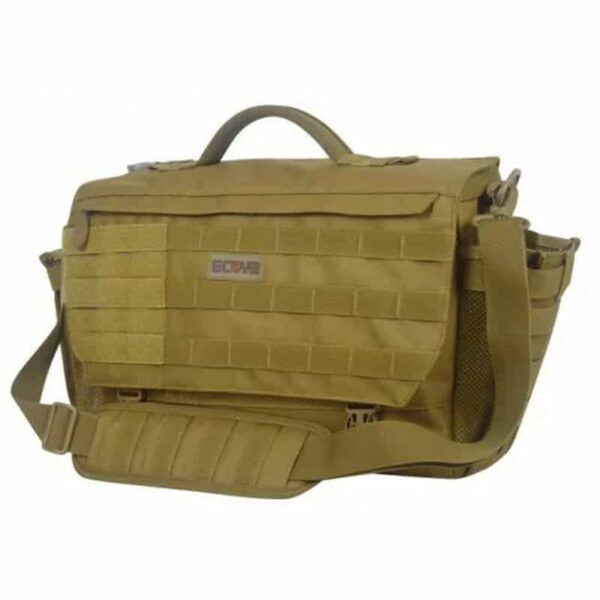 EcoEvo Pro Series Tactical Messenger Bag Tan