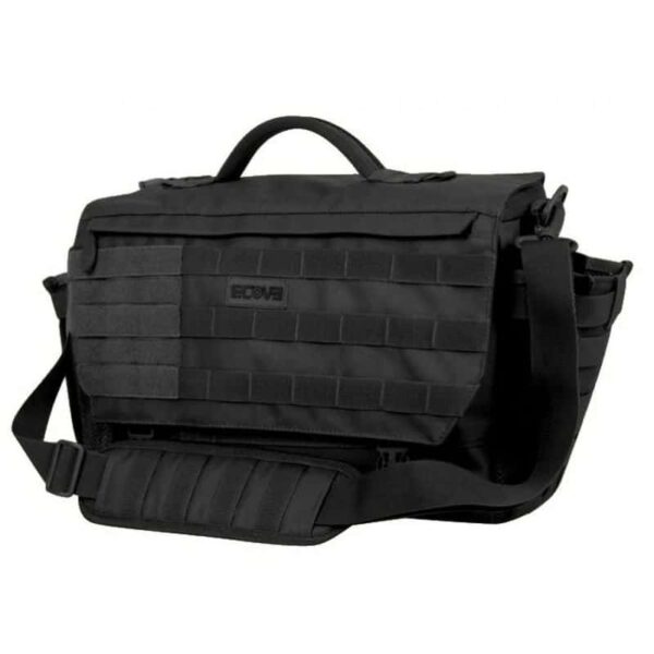 EcoEvo Pro Series Tactical Messenger Bag Black