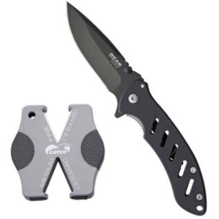 Bear & Son 703 Combo Folding Knife With Knife Sharpener