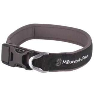Mountain Paws Black Dog Collar