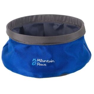 Mountain Paws Blue Small Dog Water Bowl