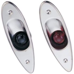 Pactrade Stainless Steel Side Flush Light - Pair