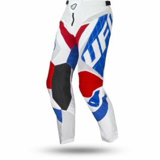 UFO Plast Motocross Deepspace Pants - White And Blue