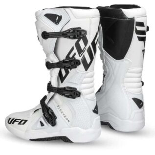 UFO Plast Motocross Elektron Boots - White