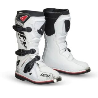 UFO Plast Motocross Kids Typhoon Boots - White