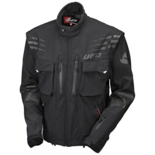 UFO Plast Motocross Taiga Enduro Jacket - Black