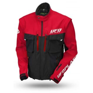 UFO Plast Motocross Taiga Enduro Jacket - Red