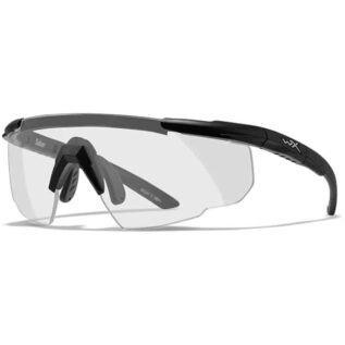 Wiley X Saber Advanced Clear Lens Matte Black Frame Safety Glasses