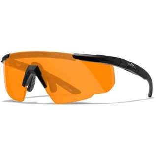 Wiley X Saber Advanced Light Rust Lens Matte Black Frame Safety Glasses