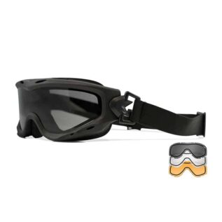 Wiley X Spear Dual Smoke Clear Rust Lens Matte Black Frame Sunglasses
