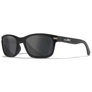 Wiley X WX Helix Smoke Grey Lens Matte Black Frame Sunglasses
