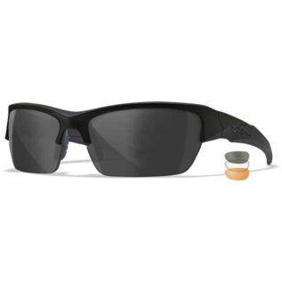 Wiley X WX Valor Grey Clear Light Rust Lens Matte Black Frame Sunglasses