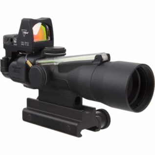 Trijicon ACOG 3x30 Dual Illuminated Amber Horseshoe Dot 5.56x45mm 62gr. Ballistics Riflescope With TA60 Mount