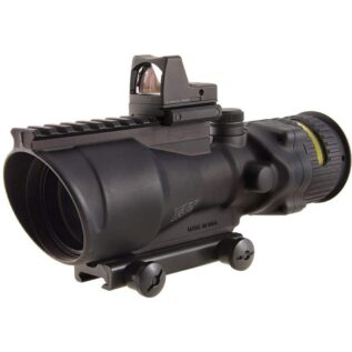 Trijicon ACOG 6x48 BAC Dual Illuminated Amber Chevron .223 Riflescope With TA75 Mount