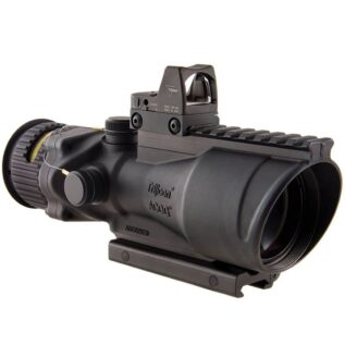 Trijicon ACOG 6x48 BAC Dual Illuminated Amber Chevron .308 Riflescope With TA75 Mount