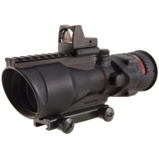 Trijicon ACOG 6x48 BAC Dual Illuminated Red Chevron .223 Riflescope With TA75 Mount