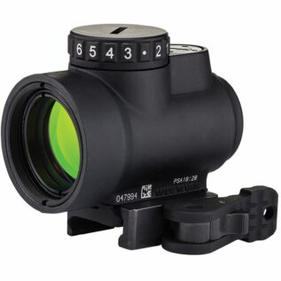 Trijicon MRO 1x25 Green Dot Sight - Levered Quick Release Low Mount