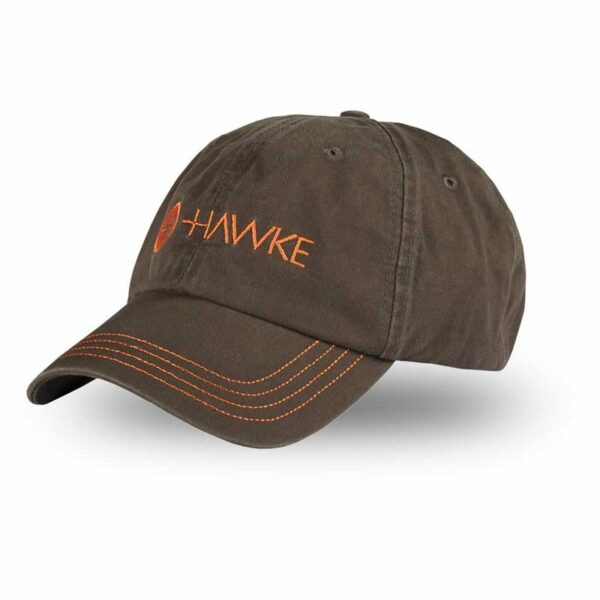 Hawke Grey/Orange Distressed Cap