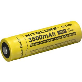 NiteCore NL1835 3500mAh 18650 Rechargeable Li-ion Battery