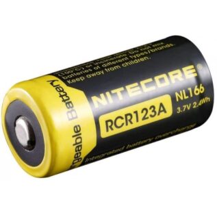 NiteCore RCR123 Rechargeable 3.7V Battery