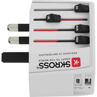 Skross MUV USB AC Travel Adapter