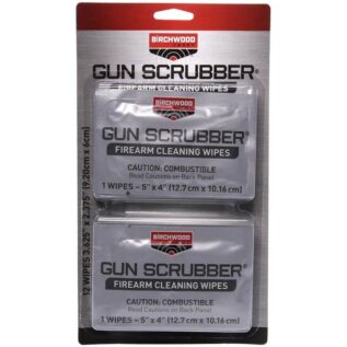 Birchwood Casey Gun Scrubber Wipes - 12 Pack
