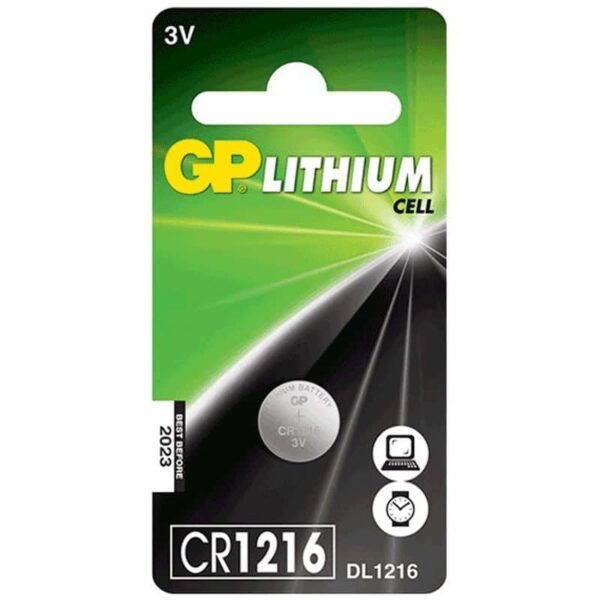 GP Lithium Coin CR1216 Battery