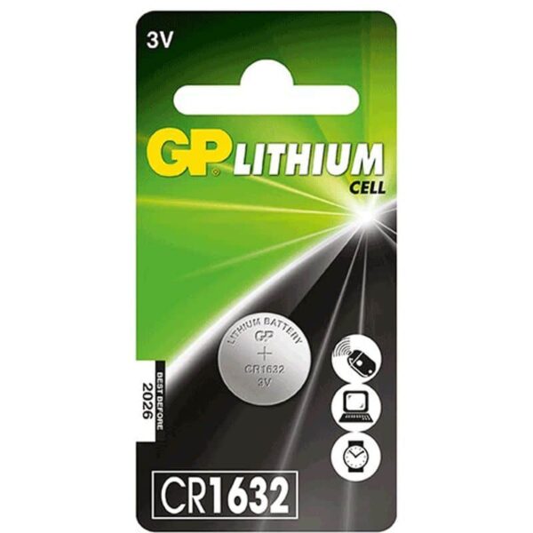 GP Lithium Coin CR1632 Battery