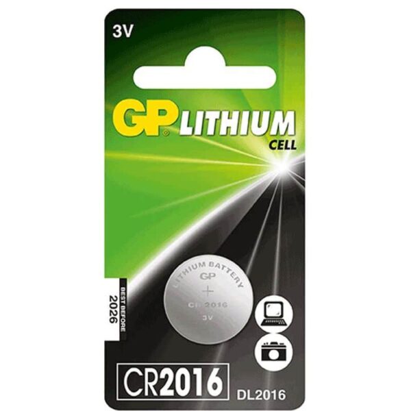 GP Lithium Coin CR2016 Battery