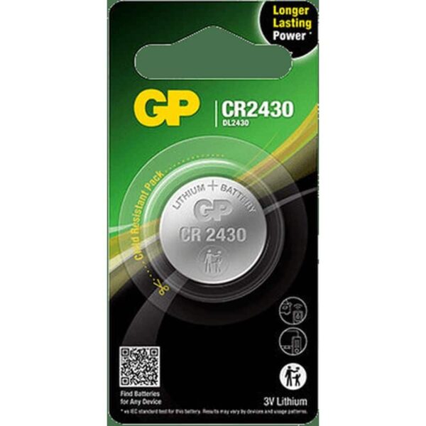 GP Lithium Coin CR2430 Batteries