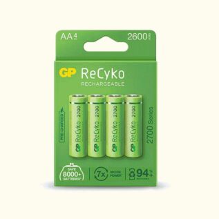 GP Recyko AA 2600mAh Batteries - 4 Pack