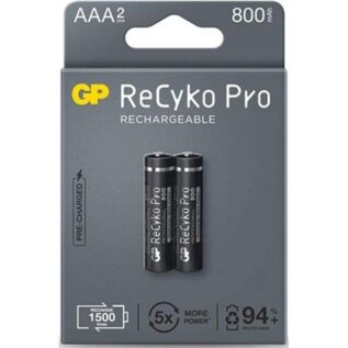 GP Recyko Pro AAA 800mAh Batteries