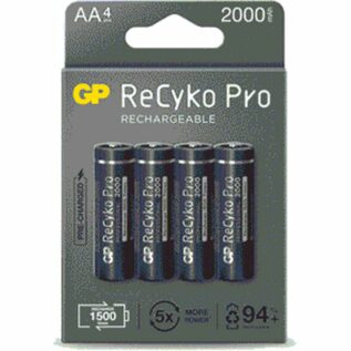 GP Recyko Pro Rechargeable AA 2100mAh Batteries