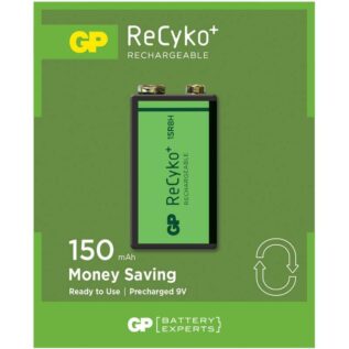 GP Recyko Rechargeable 9V 150mAh Battery