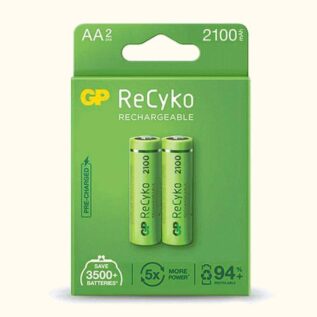 GP Recyko Rechargeable AA 2100mAh Batteries