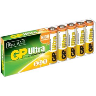 GP Ultra Alkaline AA Batteries - 10 Pack